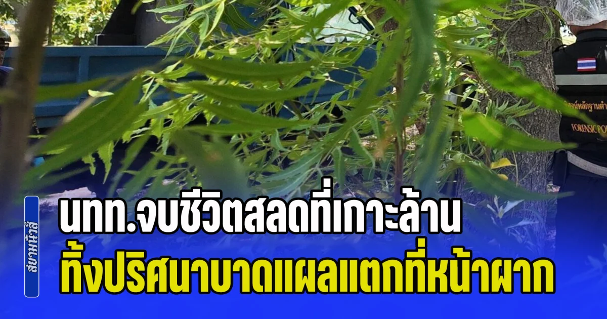 คนงานตกใจวิ่งหนีกระเจิง นทท.จบชีวิตสลดที่เกาะล้าน ทิ้งปริศนาบาดแผลแตกที่หน้าผาก