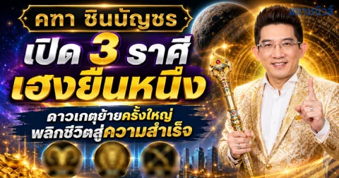 3 ราศี เฮงยืนหนึ่ง ดาวเกตุย้ายครั้งใหญ่ พลิกชีวิตสู่ความสำเร็จ