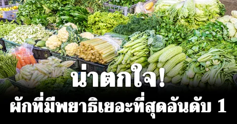 น่าตกใจ! ผักที่มีพยาธิเยอะที่สุดอันดับ 1 คนไทยนิยมกินสด