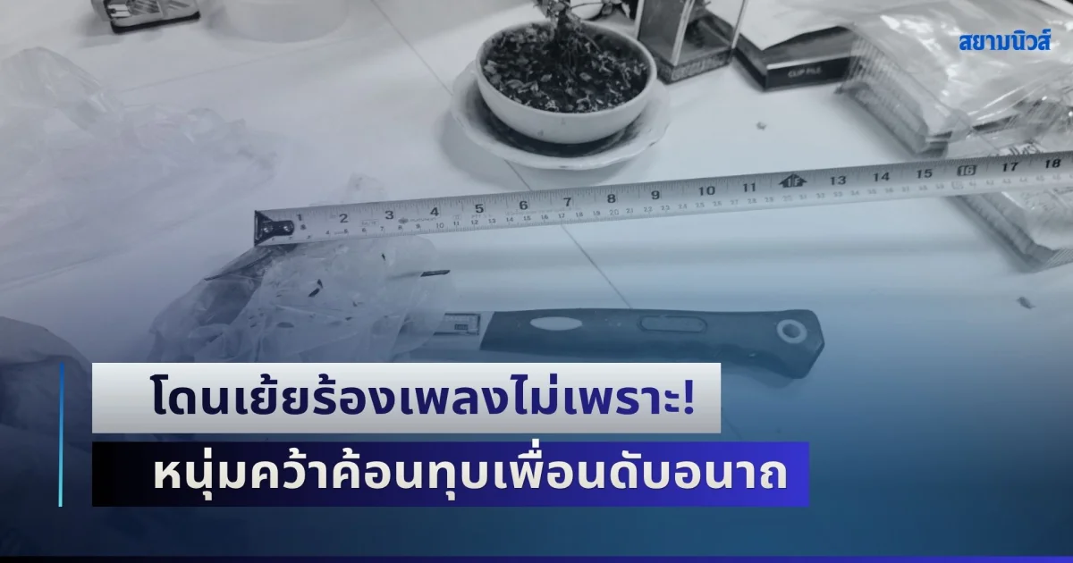 โดนเย้ยร้องเพลงไม่เพราะ! หนุ่มคว้าค้อนทุบเพื่อนดับอนาถ ลั่นผมไม่ชอบคำพูดบลูลี่กันแบบนี้